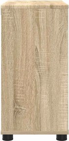 vidaXL Ντουλάπα νιπτήρα μπάνιου Δρύς Sonoma 60 x 30 x 60 cm