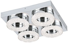 Φωτιστικό Οροφής Led Fradelo 95664 Silver Eglo Metal