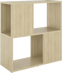 vidaXL Βιβλιοθήκη Sonoma Δρυς 60 x 24 x 63 εκ. Μοριοσανίδα