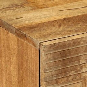 Sideboard καφέ 40x33x75 cm μασίφ ξύλο Mango - Καφέ