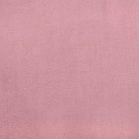 Πλαίσιο Κρεβατιού με Κεφαλάρι Ροζ 100x200 εκ. Βελούδινο - Ροζ