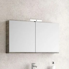 Furnibath K100A - Καθρέπτης μπάνιου με ντουλάπι 100×60 - 9100