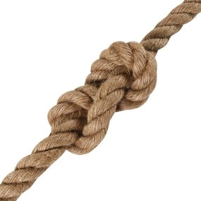 vidaXL Σχοινί Από Τζute 1 mm Φυσικό 100% Τζούτα Tossa