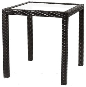 Artekko Τραπέζι αλουμινίου εξωτερικού χώρου για κήπο ή βεράντα (70χ70χ73)cm