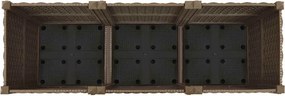 vidaXL Υπερυψωμένο Κρεβάτι 120x40x38 εκ. από Πολυπροπυλένιο