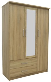 Intrahome Ντουλάπα ρούχων τρίφυλλη OLYMPUS Intrahome σε φυσική απόχρωση 120x57x183εκ | SKU: INTRAPA-234111341