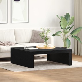 vidaXL Μαύρο Τραπεζάκι Σαλονιού - 100 x 100 x 35 εκ. από ποιοτικό επεξεργασμένο ξύλο