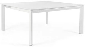 Επεκτεινόμενο Τραπέζι Konnor CX21 Λευκό 160x110/160x160 εκ. - Λευκό