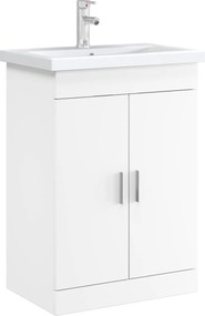 vidaXL Ντουλάπι Κάτω από τον Νιπτήρα Λευκό 78,5 x 37,5 x 81 εκ