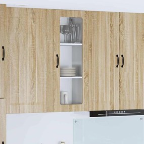 vidaXL Ραφιέρα τοίχου LUCCA Sonoma Δρυς 40 x 31 x 100 εκ.
