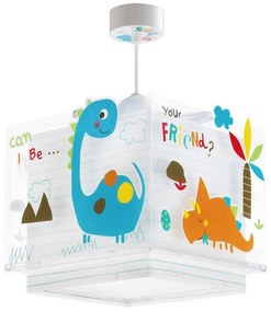 Φωτιστικό Οροφής Τετράγωνο Dinos 73452 White-Ciel Ango Polypropylene