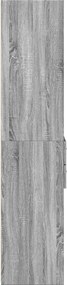 vidaXL Ντουλάπι Γκρι Sonoma 50x42,5x185 εκ. από Επεξεργασμένο Ξύλο