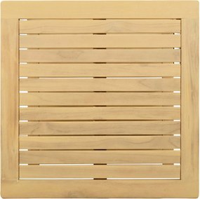 vidaXL Τραπεζάκι Πλευράς Φυσικό Λάδι 60 x 60 x 45 cm