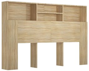 Κεφαλάρι Με Αποθηκευτικό Χώρο Sonoma Δρυς 160 x 19 x 103,5 εκ. - Καφέ