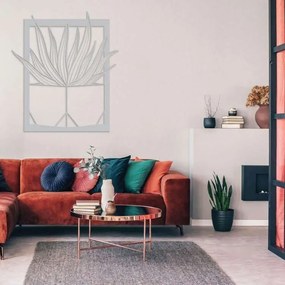 Διακοσμητικό τοίχου Λαμαρίνα kp48 Nature - 1mx1,12m, Ασημί