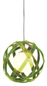 Φωτιστικό Οροφής MD088/3202A  \&quot;NEFELI\&quot; GREEN PENDANT Ε1 - Ακρυλικό - 77-1543