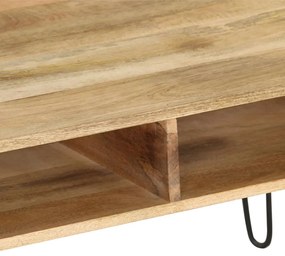 vidaXL Έπιπλο Τηλεόρασης 110 x 35 x 45 εκ. από Μασίφ Ξύλο Μάνγκο