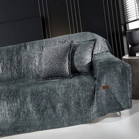 Ριχτάρι Nobel Anthracite Guy Laroche Διθέσιο 180x250cm Ακρυλικό,Βαμβάκι, Polyester