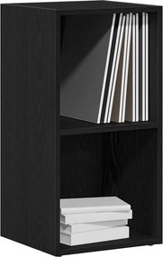 Κουτί αποθήκευσης vidaXL LP Μαύρη βελανιδιά 71x34x36 cm