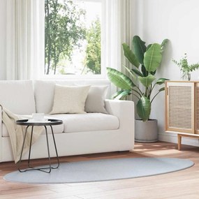vidaXL Χαλιά χώρου Ωοειδής HUARTE Γκρι 100 x 200 cm 100% Πολυεστέρας