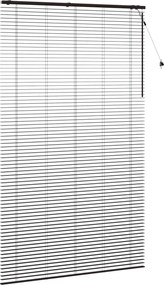 vidaXL Βενετσιάνικη Σκίαση Σκούρο Καφέ 145 x 250 cm 35 mm