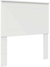vidaXL Σκελετός Κρεβατιού Λευκό 90 x 190 cm Επεξεργασμένο ξύλο