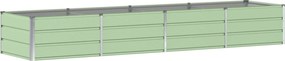 vidaXL Γλάστρα Πράσινο 320 x 80 x 45 cm Ατσάλι