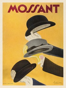 Εκτύπωση έργου τέχνης Mossant (Vintage Hat Ad) - Leonetto Cappiello, (30 x 40 cm)