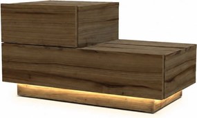 Κομοδίνο Αντίκα Καρυδί FETAZA 70x38.3x35