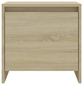 vidaXL Κομοδίνα 2 Τεμ. Sonoma Δρυς 45x34x44,5 εκ. από Επεξ. Ξύλο