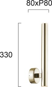 Σποτ Μονόφωτο LED Viokef Elliot Gold 4227301