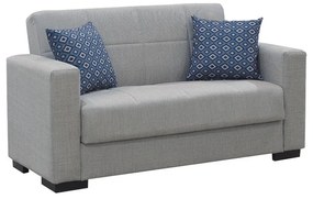 Kαναπές κρεβάτι Vox  2θέσιος ύφασμα γκρι 148x77x80εκ Model: 213-000002
