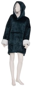 Fleece Φούτερ Με Sherpa A-S Hoodie Egeen Μπλε L-XL