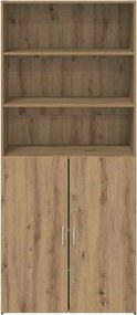 vidaXL Highboard Artisan Oak 80 x 42,5 x 185 εκ Επεξεργασμένο ξύλο