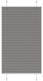 vidaXL Πλισέ περσίδα Ανθρακί 70x150 cm Πλάτος υφάσματος 69,4 cm