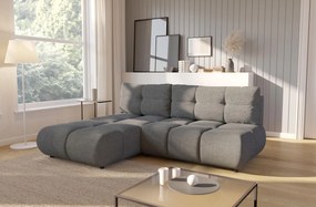 Γωνιακός καναπές Limo-Gkri Skouro-Αριστερή