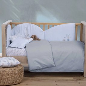 Παπλωματοθήκη Κούνιας (110x150) Nef-Nef Homeware Basic 1212-SILVER GREY