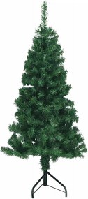 vidaXL Τεχνητά χριστουγεννιάτικα δέντρα PVC, Steel Green