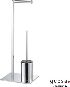 Geesa Sealskin 800204 Chrome - Επιδαπεδια χαρτοθηκη &amp; πιγκαλ
