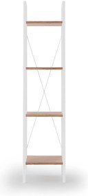 NARVIK REG1 shelving white / sonoma oak DIOMMI V-CH-NARVIK-REG1-BIAŁY/SONOMA