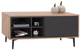 ΕΠΙΠΛΟ TV MARGARIT HM8676 ΜΑΥΡΟ ΜΕ ΦΥΣΙΚΟ 98x39,5x44,5Υ εκ. - HM8676