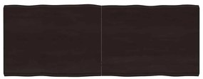 vidaXL Επιφ Τραπεζιού Αν Καφέ 160x60x(2-6)εκ.Ακατέργ. Μασίφ Ξύλο Δρυός