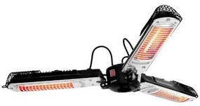 Θερμάστρα Ιστού Frosted Halogen 2000W Μαύρο ΙΡ34 70-00708 Panagoulas-70-00708-Μαύρο 70-00708