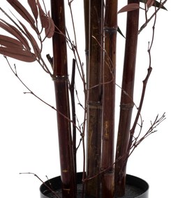 GloboStar® Artificial Garden BLOODLEAF BAMBOO 20039 Τεχνητό Διακοσμητικό Φυτό Αιματόφυλλο Μπαμπού Υ170cm