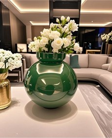 Stewehome μοντέρνο απλό κομψό βάζο από γυαλί Πράσινο
