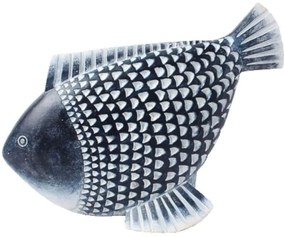 Διακοσμητικό Ψάρι Chromis 020847 23x8x18cm Blue-White Πολυρεσίνη