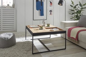 Bali Καρεκλα Relax Μαύρη + Υποπόδιο 83x86x102 cm