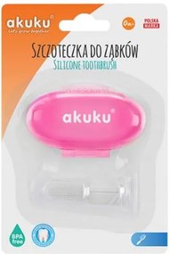 Δακτυλική Οδοντόβουρτσα Μωρού Akuku Ροζ A0265