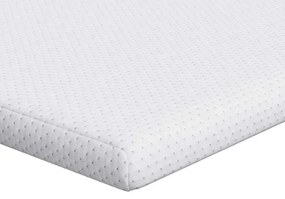vidaXL Στρώματα Λευκό 140 x 200 cm 100% ύφασμα πολυεστέρα με τζακάρ