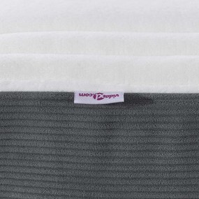 vidaXL Στρώμα Κρεβατιού με στρώμα Γκρι 100 x 200 cm ύφασμα